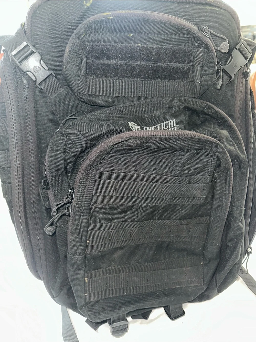 Men's Black Academy Tactical Performance Black Backpack 21x17